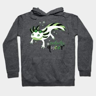 Aromantic Pride Axolotl Hoodie